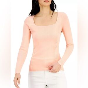 INC Square Neck Fitted Sweater 4 X
